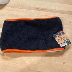 Active Neck Warmer - Black and Orange